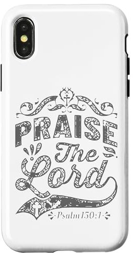 Hülle für iPhone X/XS Lob den Herrn Psalm 150 1 Lob Gott Vater Sohn HolySpirit