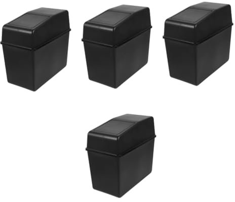 iplusmile 4piezas Cubo De Basura De Automóvil Tapa Organizador De Almacenamiento Para Camping y Basurero Durable y De Limpiar Para Vehículos y Hogar