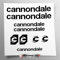 Aufkleber-Set kompatibel mit Rahmen MTB Mountainbike und Helm | Decals Aufkleber für Fahrräder mit Logos | Stickersland® – Cannondal (schwarz glänzend)