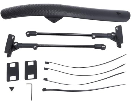 Hapivida Fahrrad-Schutzblech-Set, Rennräder vorne/hinten Schutzblech mit Streben und Befestigungselementen, Fahrrad-Schutzblech für Rennräder, Citybikes