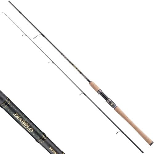 Balzer Angelrute Diabolo Golden Circle Mighty Mouse 1,55 m - Kurze Spinnrute Barsch, Forelle, Zander, Hecht 20-60g