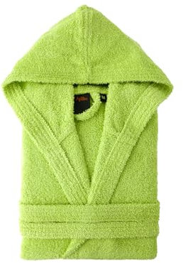 Top Towel Élégant Peignoir pour Femme et Homme 100% Coton, 500 g/m² -Option Capuche-Doux et Absorbant pour Douche, Spa et Piscine, Citron Vert