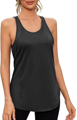 Gyabnw Sport Tank Top Damen Locker Yoga Fitness Ärmellos Shirt Atmungsaktive Sport Tops