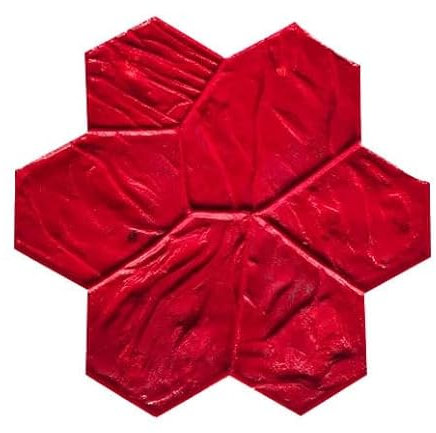 ZBJDX Betonstempelform, Polyurethan Stempelmatte FüR Beton, Bodenzement Abdruck Textur Stempelmatte, Echte Steinstruktur,B