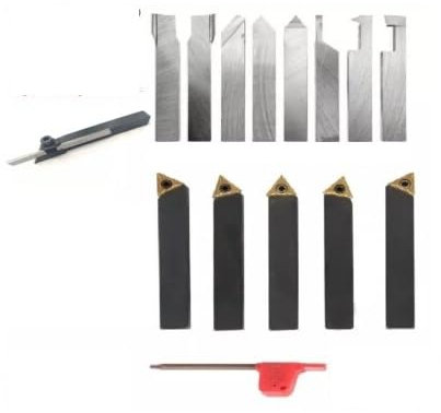 EMCO UNIMAT MYFORDS-Amz620 - Attrezzi per tornio HSS, 6 mm, 1 mini separazione + utensili indicizzabili