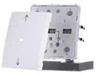 Tecla simple de persianas KNX vía radio quicklink - Pulsador berker.Net de aplicación KNX, para series berker S.1/ B.3/ B.7 de hager, blanco polar, mate