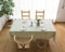 Lanqinglv Quaste Tischdecke 100x160 Grün Kariert Baumwolle und Leinen Tischtuch Rechteck Couchtisch Tischdecke Gartentischdecke Abwaschbar Küchentischabdeckung für Speisetisch (100x160,Grün)