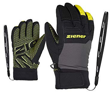 Ziener Kinder Ski-Handschuhe/Wintersport Wasserdicht Atmungsaktiv Trendig Primaloft LANUS AS, magnet, 6