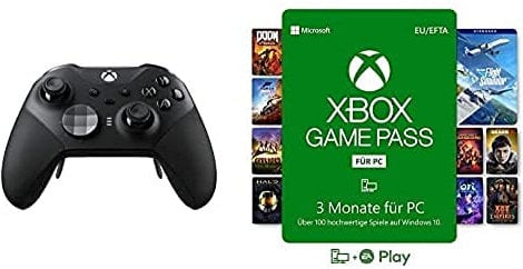 Xbox Elite Wireless Controller Series 2 + Xbox Game Pass für PC | 3 Monate Mitgliedschaft | Win 10 - PC Code