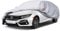 GUNHYI Autoabdeckung Wasserdicht und atmungsaktiv, Abdeckplane Geeignet für Honda Civic, Benz CLA, BMW 2er, Vollgarage Autoplane mit 6 Schichten Material zum Schutz vor Schnee, Sonne.(450 zu 470 cm)