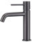 MICE - Grifo monomando de lavabo fabricado en latón - 2 vias agua Fria/Caliente - Griferia de baño para lavabo color Negro Mate (Black Gun Metal)