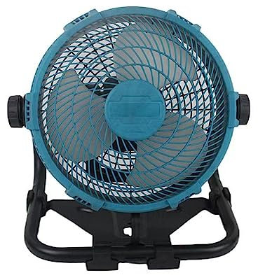 SRGDRR Desk Fan,12 Inch Portable Fan, Industrial Grade Wireless Fan for Outdoor Fishing,Blue