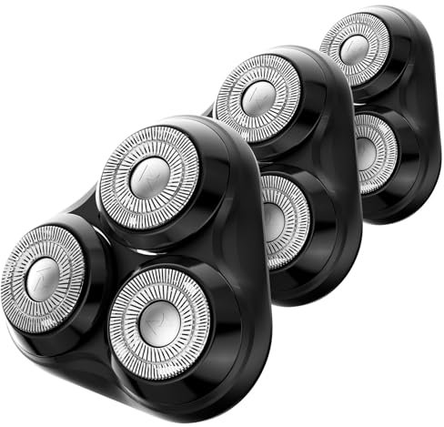 Magnetisch Originalscherköpfe,Ersatzscherkopf für Elektrische Rasierer der Cleanwise RSCF-8330L,Einfach zu Wechseln,3 -Packung