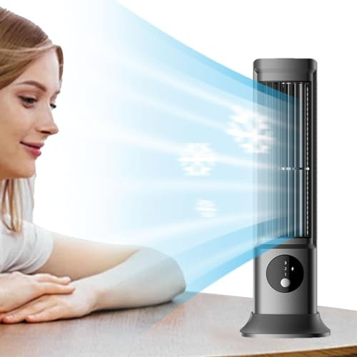 Ventilador portátil que funciona con pilas, ventilador de pie silencioso, ventilador oscilante | Ventilador de pie pequeño de velocidad del viento ajustable, ventilador de escritorio portátil para uso