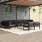 Festnight Gartenlounge Aluminium XXL Loungemöbel Terrasse Alu Ecklounge Garten Lounge Gartenmöbel Set Groß Outdoor Lounge Möbel Gartensofa Ecksofa Sitzgarnitur Gartengarnitur