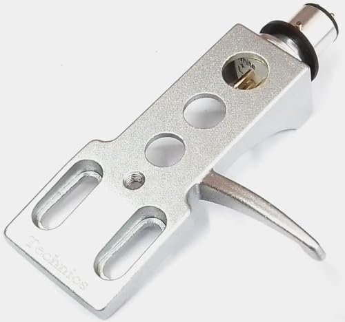 Genuine Technics SL-1210 SL-1200 (All Models) Headshell + 4 Connecting Leads (SL-1210 Silver)