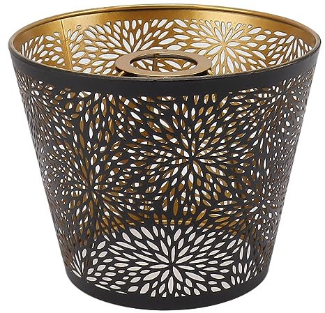 Abat-jour moyen, en métal pour lampes de table, de remplacement, grands pour lampe de plafond murale de table, noir