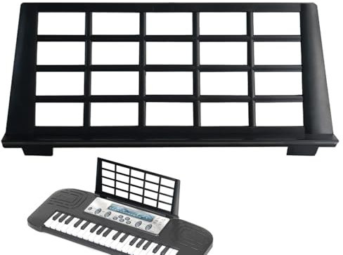 Kixolazr Keyboard Music Score Stand - Portable Sheet Music Holder | Portable Folding Electronic Sheet Music Holder Enhance The Playing Experience