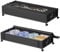 Idybland Underbed Storage Box with Wheels & Lids，2 Pack Clothes & Shoe Storage Bag, 45L Large Under bed Storage Organiser Containers, Zip and Clear Window for Clothes, Bedding, Shoes and Toys