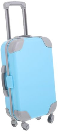 FELTECHELECTR Miniature Suitcase Puppen Eleganter Reisekoffer Für Puppenhaus-Dekoration Leicht Und Tragbar Für Spielzeug Und Miniatur-Accessoires