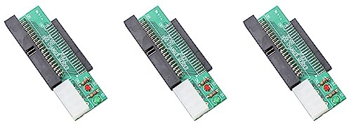 Bloepum 3X 44Pin 2.5 Inch IDE to 3.5 Inch IDE 40Pin Interface Hard Disk Drive HDD Converter Adapter for Laptop Desktop Pc