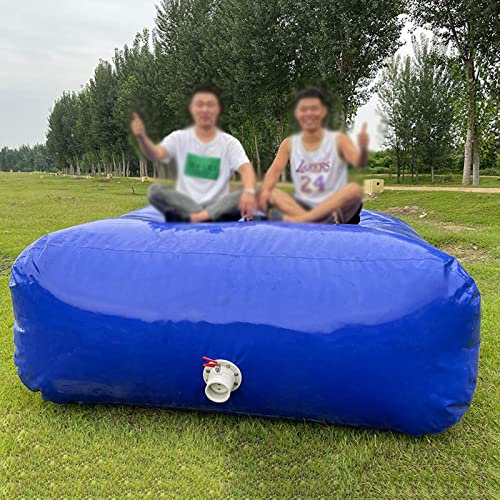 Wassersack Beutel Wasserbehälter Träger Wasserspeichertank, Behälter PVC-Zisterne Für Die Winternotbewässerung Im Garten, Bäume/Pflanzen, Große Kapazität(1.3x0.8x0.96m/1000L/264gal)