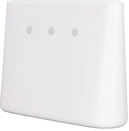 Jectse Router 4g Wi -Fi, Plug e Riproduce da 300 Mbps Hotspot WiFi Dual Antenna WAN LAN LAN Port Sim Rangedal Port for Europe Asia Africa (Spina Europea)
