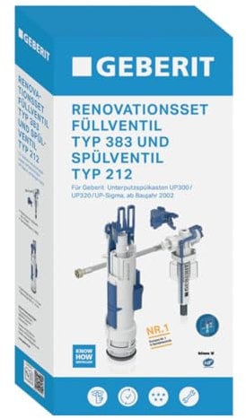 Geberit Typ 212-383 Renovationsset für 300/320 / Sigma UP-Spülkasten