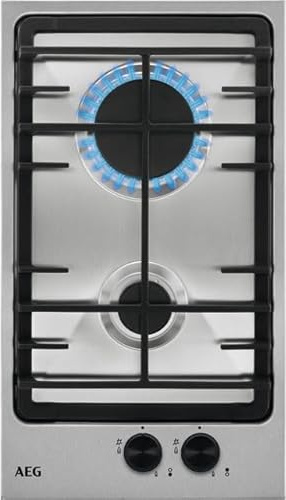 AEG HGX3220SM 29cm Gas Hob - Stainless Steel