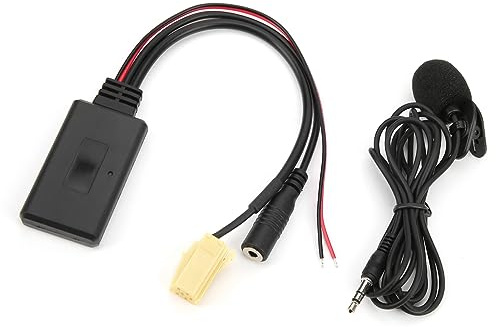 Prevessel Adattatore AUX Vivavoce Bluetooth 5.0 per 500/Grande Punto, Modulo Audio per Auto Durevole per gli Amanti della Musica