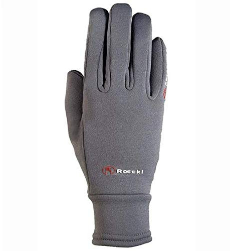 Roeckl Sports Reithandschuh Warwick, Freizeit Winter Handschuh, Anthrazit 7.5