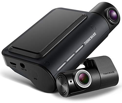 Thinkware F800 PRO Dash Cam Full HD 1080p Front and Rear Car Camera Dashcam - Super Night Vision 2.0, Includes 32GB SD Card & Hardwire lead for Battery Safe Parking Mode Install - Android/iOS App