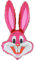 Toyland® 94 cm (37) Hase-Ballon in 6 Farben erhältlich – Osterballons (ROSA)