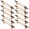 FBSHOP(TM) 10 Stück Schrank Schublade Türgriff Stangengriff Antike Keramik Küchenschrank Möbelgriffe Kleiderschrank Zieht Griffe,Marmor Finish