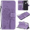 Zchen Coque Huawei P Smart Z, Coque Honor 9X, Etui Pochette PU Cuir Portefeuille Housse Clapet Folio Livre Pliable Couvercle Rabattable pour Huawei P Smart Z/Y9 Prime 2019/Honor 9X (Chat-Violet)