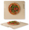 ROCKSHEAT Pizza Stone Bread Baking Stone for Oven and Grill Innovative Double-Sided Built-in Design with 4 Handles (35.5 x 40.6 x 1.7cm Rectangular)