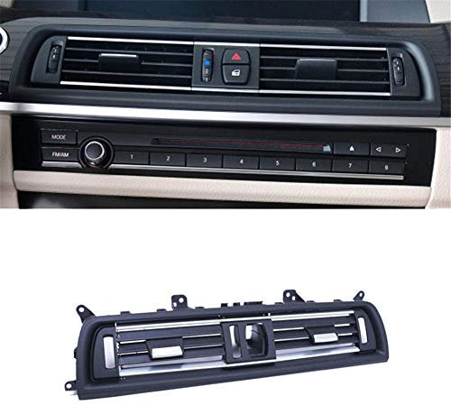Auto-broy PC + ABS Front Console Grill Dash AC Entlüftung für Linkslenker BMW 5er F10 / F11 520 523 525 528 530 535 550 xDrive 2010-2016, Schwarz