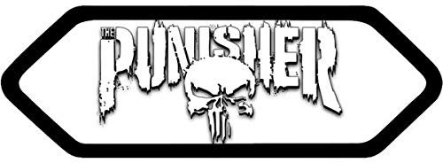 Reflektierende Aufkleber für Helm Shoei – Punisher – Frontal