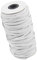 Dantazz 6mm 100m Gummiband,Hosengummi Elastische Schnur,Elastisch Band Zum Nähen und Handwerk,Breit Gummiband,Geflochtenes Gummiband,Dehnbar Schnur (Weiß)