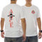 Whitebeard Portgas·D· Ace Japanisches One Ace Piece Anime-T-Shirt aus 100% Baumwolle für Herren und Damen (Weiß,L)