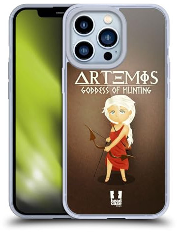 Head Case Designs Artemis Mini Greek Goddesses Soft Gel Case Compatible With Apple iPhone 13 Pro