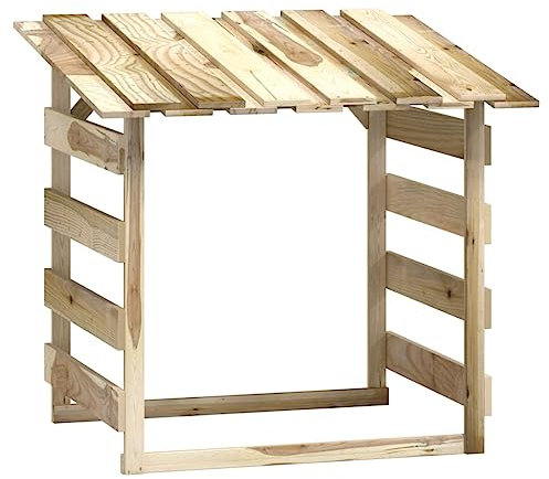 vidaXL Pergola con Tetto 100x90x100 cm in Legno di Pino Impregnato