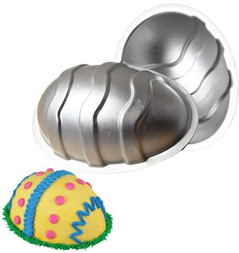 Mini-Kuchenform mit Osterei-Motiv, 4.4IN mit Antihaftbeschichtung, Backformen für Ostern, Kuchen, Schokolade, Fondant, Süßigkeiten, Backform(1 Stück)