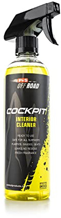 P&S Off Road Cockpit Interior Cleaner – Residue-Free for Plastics, Vinyl, Rubber & Leather – Safe & Ready-to-Use for ATVs, UTVs, Side-by-Sides & More - 16 oz. Spray