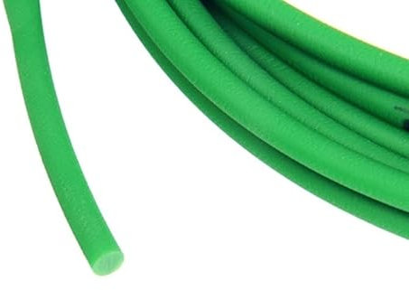 GatherTOOL 1M-5Meter runder Polyurethan-Förderantriebsriemen PU-grüne Antriebsriemen mit rauer Oberfläche for Textilmaschinen, Durchmesser 1,5 mm - 18 mm (Size : 5Meters, Color : Dia 2mm)