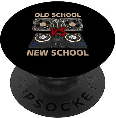 DJ der alten Schule gegen Dee Jay House Dance Music der neuen Schule PopSockets mit austauschbarem PopGrip