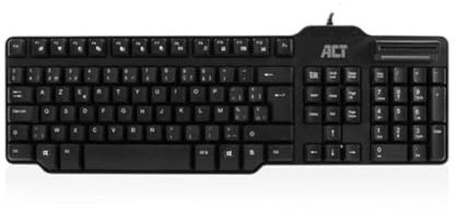 ACT AC5475 Tastatur USB AZERTY Belgisch Schwarz (AC5475) Marke