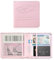 Ziciner Porte-carte grise et assurance automobile, 13 x 13 cm, organiseur de boîte à gants avec fermeture magnétique, accessoires universels d'intérieur de voiture pour SUV, camions (rose)