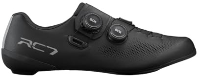 SHIMANO SH-RC703 Cycling Shoes, Black, 9.5-10 Men