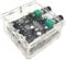 Hfourhnik 2Way 2CH 2 in 1 Out Stereo Audio Signal Mixer Mixing Board for One Way Reverb Output Headset Amplifier with Case